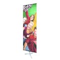 Testrite Visual Products Testrite Visual Products MB3-B Promo Banner Stands 24 in. Single Hook-Loop Promo Stand-Black MB3-SQ-B